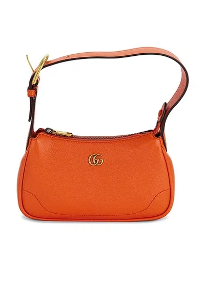 Pre-owned Gucci Aphrodite Shoulder Bag In Orange