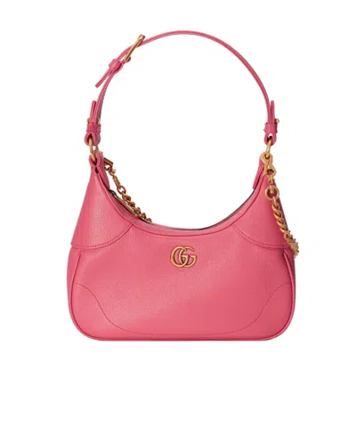Gucci Aphrodite Small Shoulder Bag In Pink