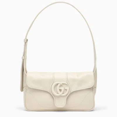Gucci Aphrodite Small Leather Shoulder Bag In White