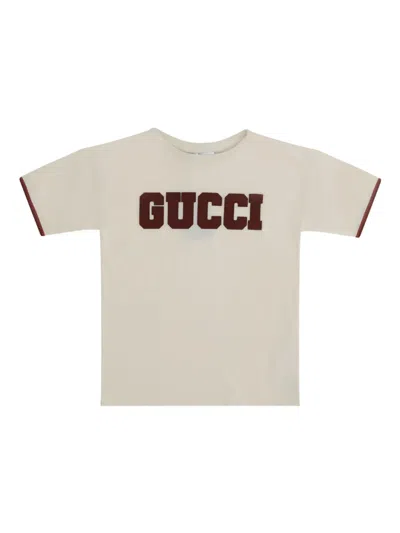 GUCCI APPLIQUÉ-DETAIL T-SHIRT