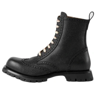 Gucci Arley Leather Ankle Boots 'black'