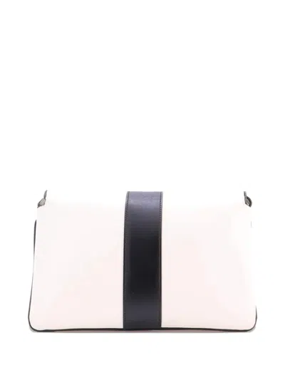 Pre-owned Gucci Arli Shoulder Bag Leather Small Crossbody Bag In Neutral