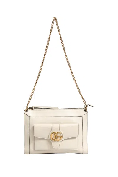 Pre-owned Gucci Arli Small Crossbody Bag White Women's Leather ()