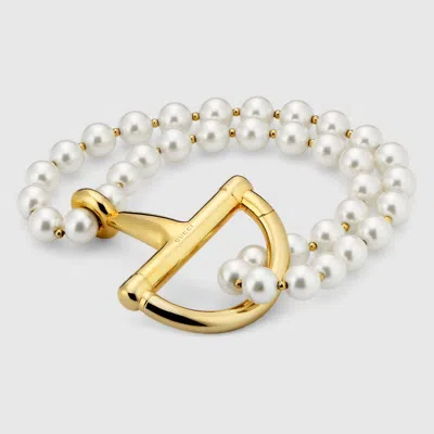 Gucci Bracelet With Stirrup In Metallic