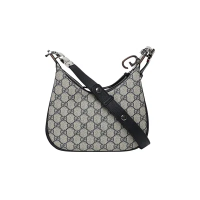 Pre-owned Gucci Attache Small Shoulder Bag 'beige' In Tan