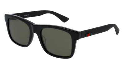 Pre-owned Gucci Authentic  Sunglasses Gg0008s 00 53mm Black/grey Lens In Gray