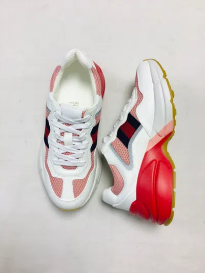 Pre-owned Gucci Authentic Rhyton 'white Pink Reflective' 645771-2h060-9149