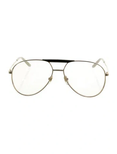 Pre-owned Gucci Aviator Eyeglasses In Multi