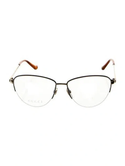 Pre-owned Gucci Aviator Eyeglasses In Multi