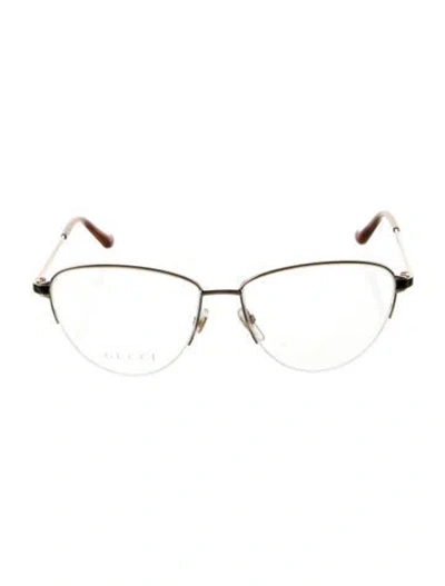 Pre-owned Gucci Aviator Eyeglasses In Multi
