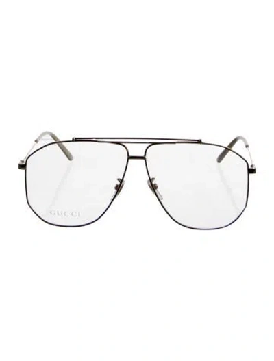 Pre-owned Gucci Aviator Eyeglasses W/ Tags In Gold