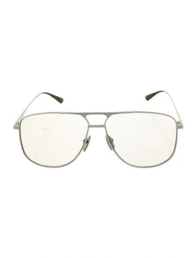Pre-owned Gucci Aviator Eyeglasses W/ Tags In Silver