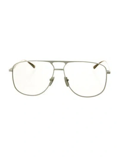 Pre-owned Gucci Aviator Eyeglasses W/ Tags In White