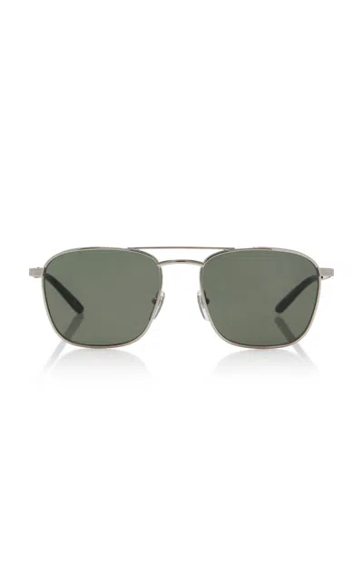 Gucci Aviator-frame Metal Sunglasses