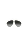 Gucci Gold-tone Aviator Sunglasses Gradient Lenses In Black