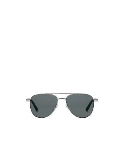 Gucci Aviator Frame Sunglasses In Gray
