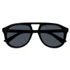 Gucci Aviator Frame Sunglasses Sunglasses In Black