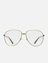 Gucci Aviator Glasses In Neutral