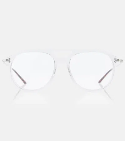 Gucci Aviator Glasses In Transparent