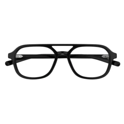 Gucci Aviator Logo Lens Frame In Black-black-transparent