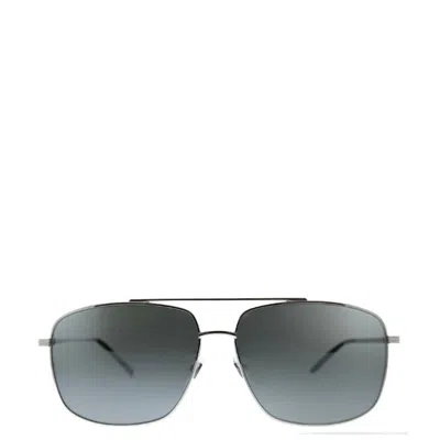 Gucci Aviator Metal Sunglasses With Grey Mirror Lens