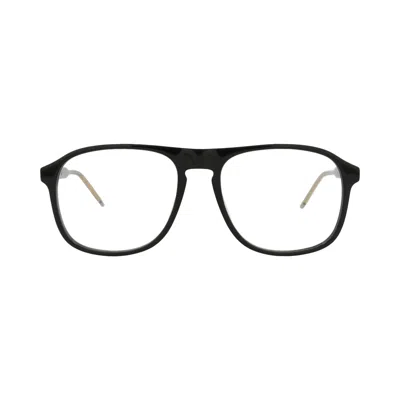 Pre-owned Gucci Aviator Optical Glasses 'black/transparent' | Men's Size Onesize