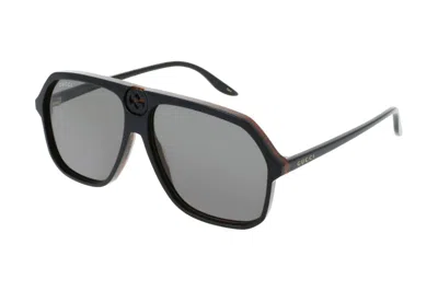 Pre-owned Gucci Aviator Sunglasses Black (gg0734s-30008884-001)