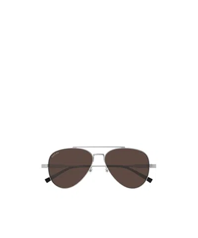 Gucci Aviator Sunglasses In Brown