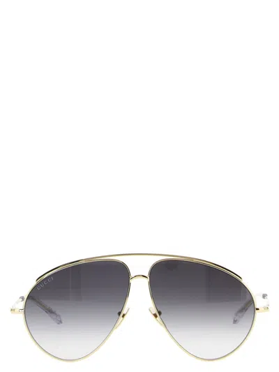 GUCCI GUCCI 'AVIATOR' SUNGLASSES
