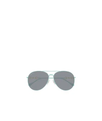 GUCCI GUCCI EYEWEAR AVIATOR FRAME SUNGLASSES