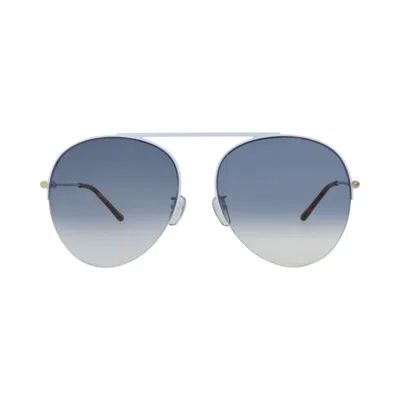 Pre-owned Gucci Aviator Sunglasses 'light Blue/blue' | Women's Size Onesize