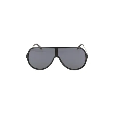 Pre-owned Gucci Aviator Sunglasses 'shiny Black' | Men's Size Onesize