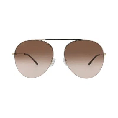 Pre-owned Gucci Aviator Sunglasses 'silver/brown' | Women's Size Onesize