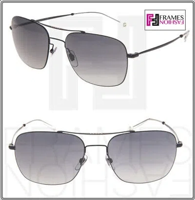 Pre-owned Gucci Aviator Techno Color 0503 Matte Black Gradient Sunglasses 2262 Unisex 005 In Gray