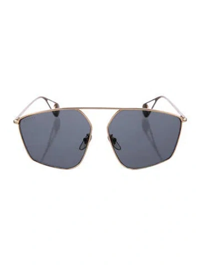 Pre-owned Gucci Aviator Tinted Sunglasses In Multi