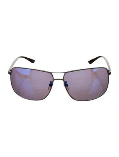 Pre-owned Gucci Aviator Tinted Sunglasses W/ Tags In Black