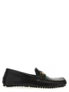Gucci Men's Ayrton Leather & Web Driver Loafers In Black