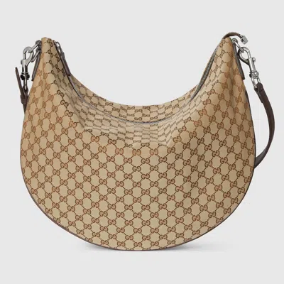 Gucci B Large Shoulder Bag In Beige