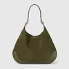 Gucci B Medium Shoulder Bag In Green
