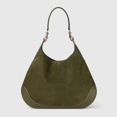 Gucci B Medium Shoulder Bag In Green