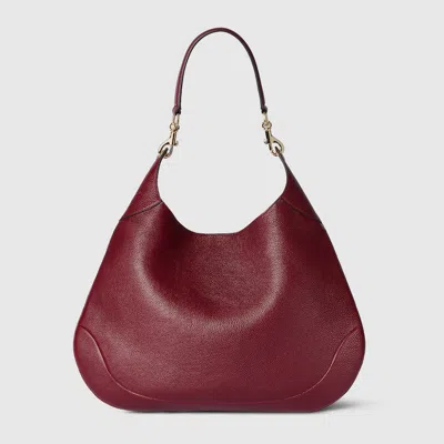 Gucci B Medium Shoulder Bag In Bordeaux