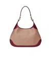 Gucci B Medium Shoulder Bag In Brown