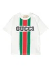 Gucci Web T-shirt (3-36 Months) In White