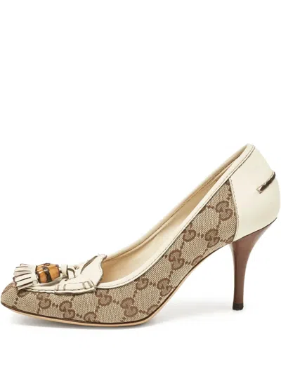 Pre-owned Gucci Babouska Tassel-embellished Pointed-toe Pumps