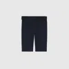 Gucci Baby - Stretch Cotton Trousers With Web, Size 12-18 Months In Blue