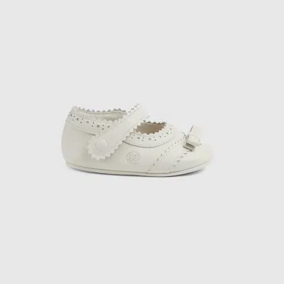 Gucci Kids'  Baby Ballet Flat In White