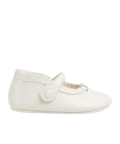 Gucci Kids' Baby Ballet Flats With Double G In White