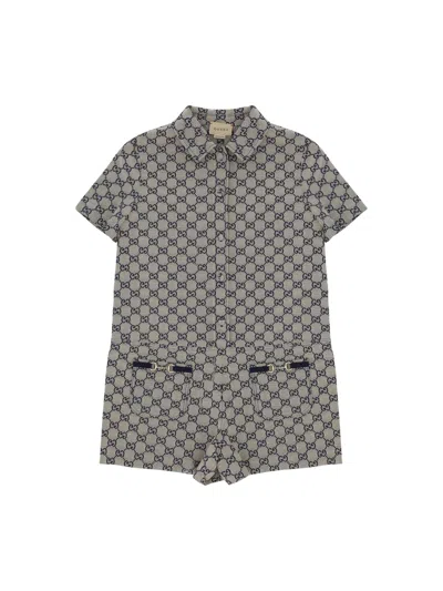 Gucci Kids' Baby Bodysuit In Beige