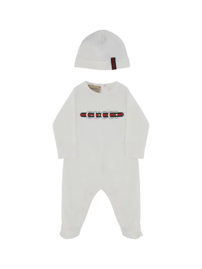 Gucci Baby Bodysuit In White