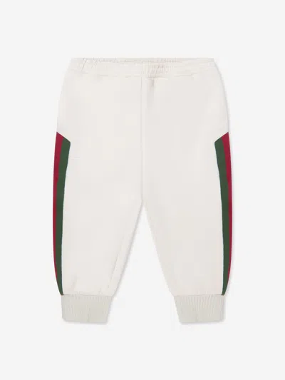 Gucci Baby Boys Joggers In White